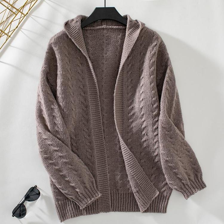 Autumn Vintage Sweater Long Sleeve Loose Knitwear Cardigan V Neck Top Solid Color Winter S
Autumn Vintage Sweater Long Sleeve Loose Knitwear Cardigan V Neck Top Solid Color Winter S