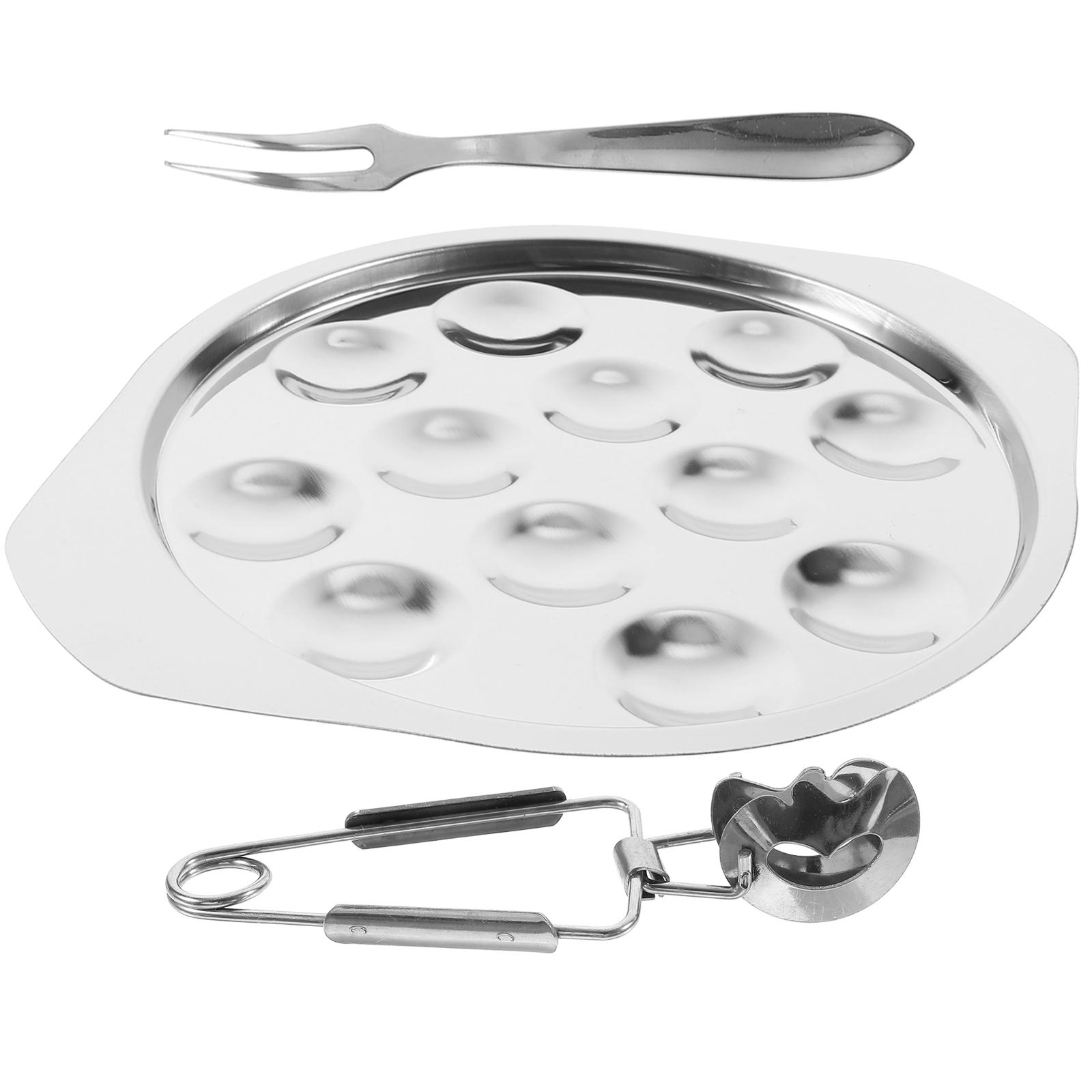 Набор тарелок из нержавеющей стали с 12 отверстиями для улиток, инструменты для приготовления морепродуктов, деликатное блюдо с вилками-зажимами, устойчивыми к ржавчине серебряный
Набор тарелок из нержавеющей стали с 12 отверстиями для улиток, инструменты для приготовления морепродуктов, деликатное блюдо с вилками-зажимами, устойчивыми к ржавчине серебряный