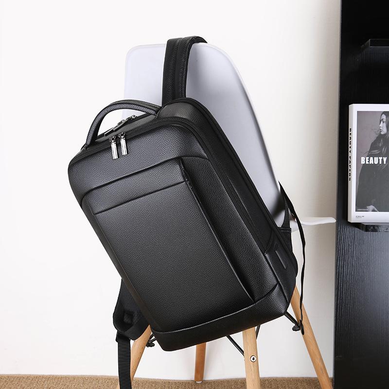 2026 Men s Business PU Leather 14-inch Laptop Backpack for Commuting & Travel
2026 Men s Business PU Leather 14-inch Laptop Backpack for Commuting & Travel