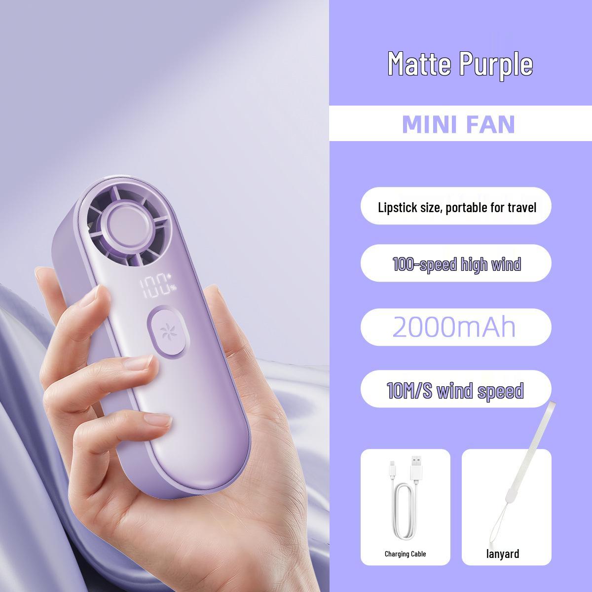 F11 Mini Handheld Fan: High-Speed 15,000 RPM, 100-Speed Settings, USB Pocket Fan 99*41*49.5mm
F11 Mini Handheld Fan: High-Speed 15,000 RPM, 100-Speed Settings, USB Pocket Fan 99*41*49.5mm