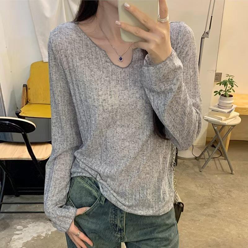 Loose and Light Breathable Pit Strip Long-sleeved T-shirt XL сірий колір
Loose and Light Breathable Pit Strip Long-sleeved T-shirt XL сірий колір