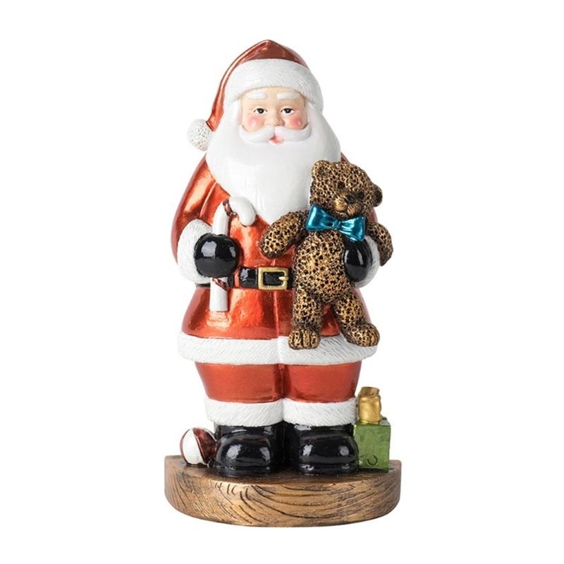 Santa Holding Wreath Bear Dolls Statue Resins Miniature Figurine Christmas Ornament Table and Book Shelf Decoration
Santa Holding Wreath Bear Dolls Statue Resins Miniature Figurine Christmas Ornament Table and Book Shelf Decoration