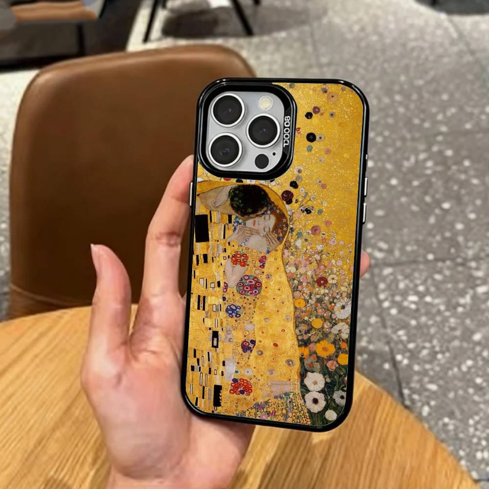 The Kiss G-Gustav Klimt P-Painting Phone Case For iPhone17,16,15,14,13,12,11 Plus,Pro Max Colored Silver Plated Inside Cover iPhone13
The Kiss G-Gustav Klimt P-Painting Phone Case For iPhone17,16,15,14,13,12,11 Plus,Pro Max Colored Silver Plated Inside Cover iPhone13