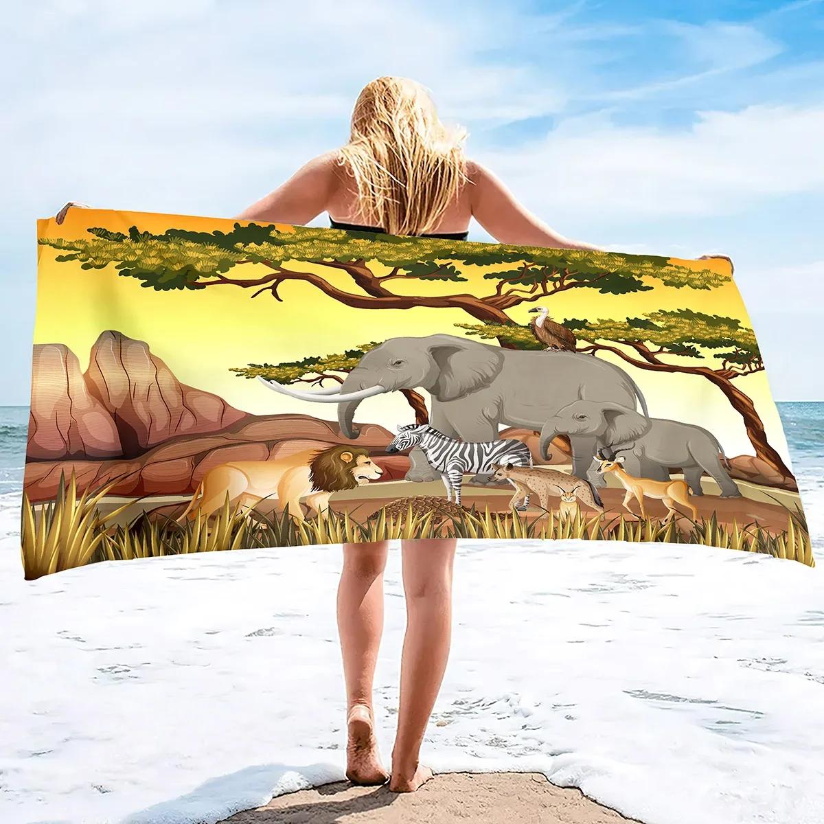 Zoo Print Beach Towel,Beach Blanket Large Microfiber Shower Bath Towels Yoga Towel,Ultra Soft Super Water Absorbent Beach Throw W40*H60(CM)
Zoo Print Beach Towel,Beach Blanket Large Microfiber Shower Bath Towels Yoga Towel,Ultra Soft Super Water Absorbent Beach Throw W40*H60(CM)