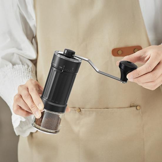 Hand-Crank Coffee Grinder with 40 Adjustable Settings Mini Coffee Grinder Conical Ceramic Burr Mill for Travel Camping Office чорний
Hand-Crank Coffee Grinder with 40 Adjustable Settings Mini Coffee Grinder Conical Ceramic Burr Mill for Travel Camping Office чорний