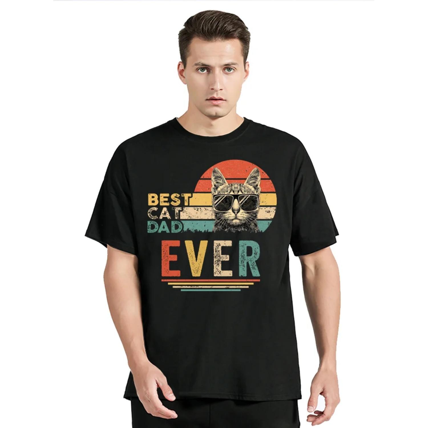 New Summer T-Shirt Best Cat Dad Ever Graphic Tshirt Men s Clothing Oversized Tshirt Cotton Loose T Shirt Fashion O-neck Tops XXXXXL чорний
New Summer T-Shirt Best Cat Dad Ever Graphic Tshirt Men s Clothing Oversized Tshirt Cotton Loose T Shirt Fashion O-neck Tops XXXXXL чорний