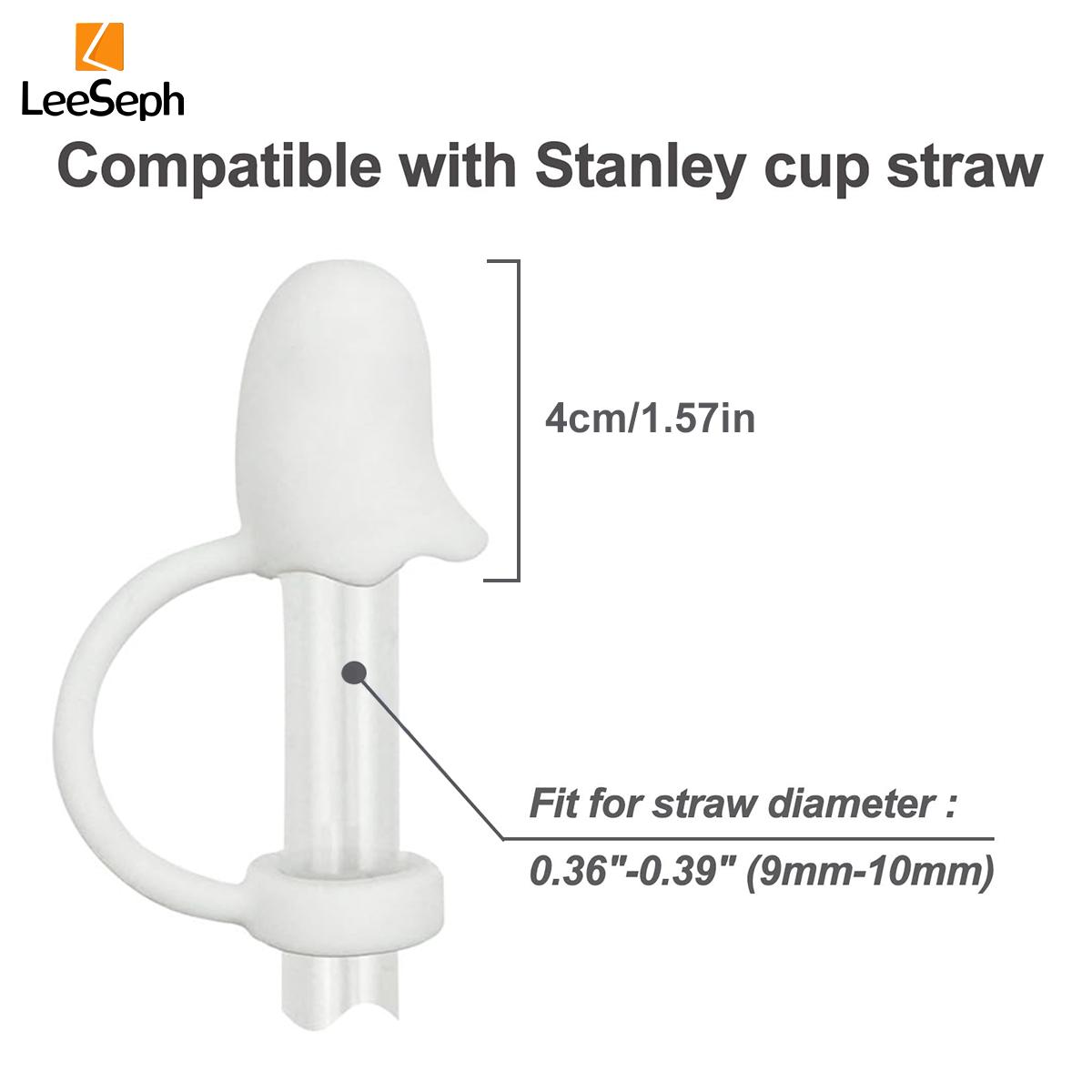 Leeseph Halloween Ghost Straw Covers Cap, Silicone Reusable DustProof Drinking Straw Topper, Cup Accessories for Stanley Cup
Leeseph Halloween Ghost Straw Covers Cap, Silicone Reusable DustProof Drinking Straw Topper, Cup Accessories for Stanley Cup