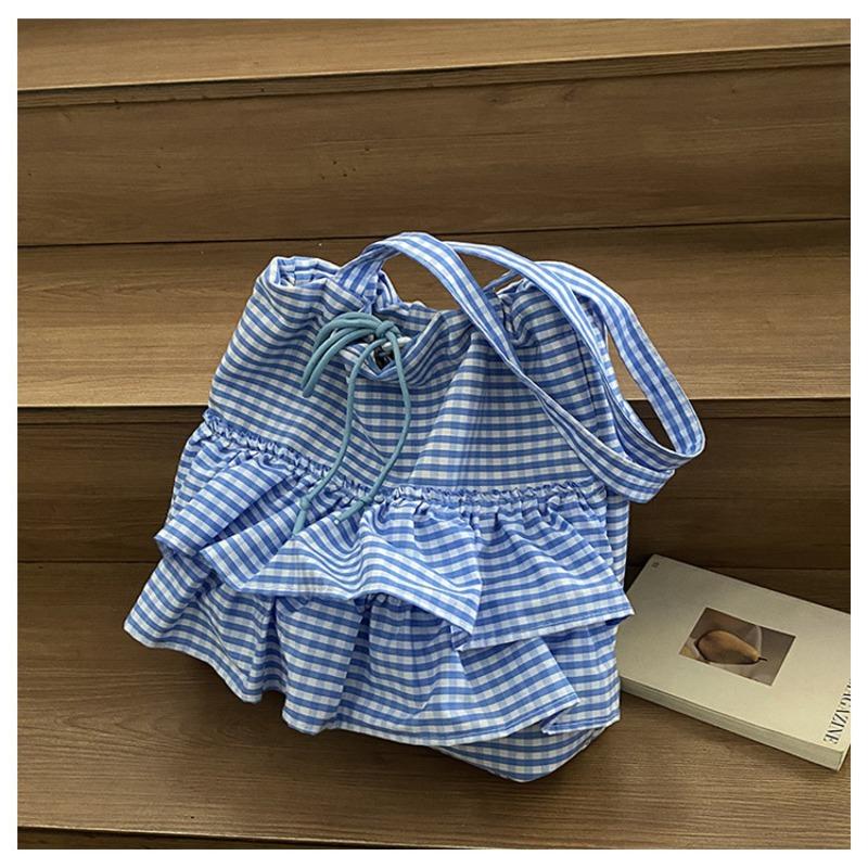 Модная трендовая холщовая сумка большой вместимости, новая сумка-тоут с цветочным клетчатым принтом, женская сумка на плечо синий
Модная трендовая холщовая сумка большой вместимости, новая сумка-тоут с цветочным клетчатым принтом, женская сумка на плечо синий