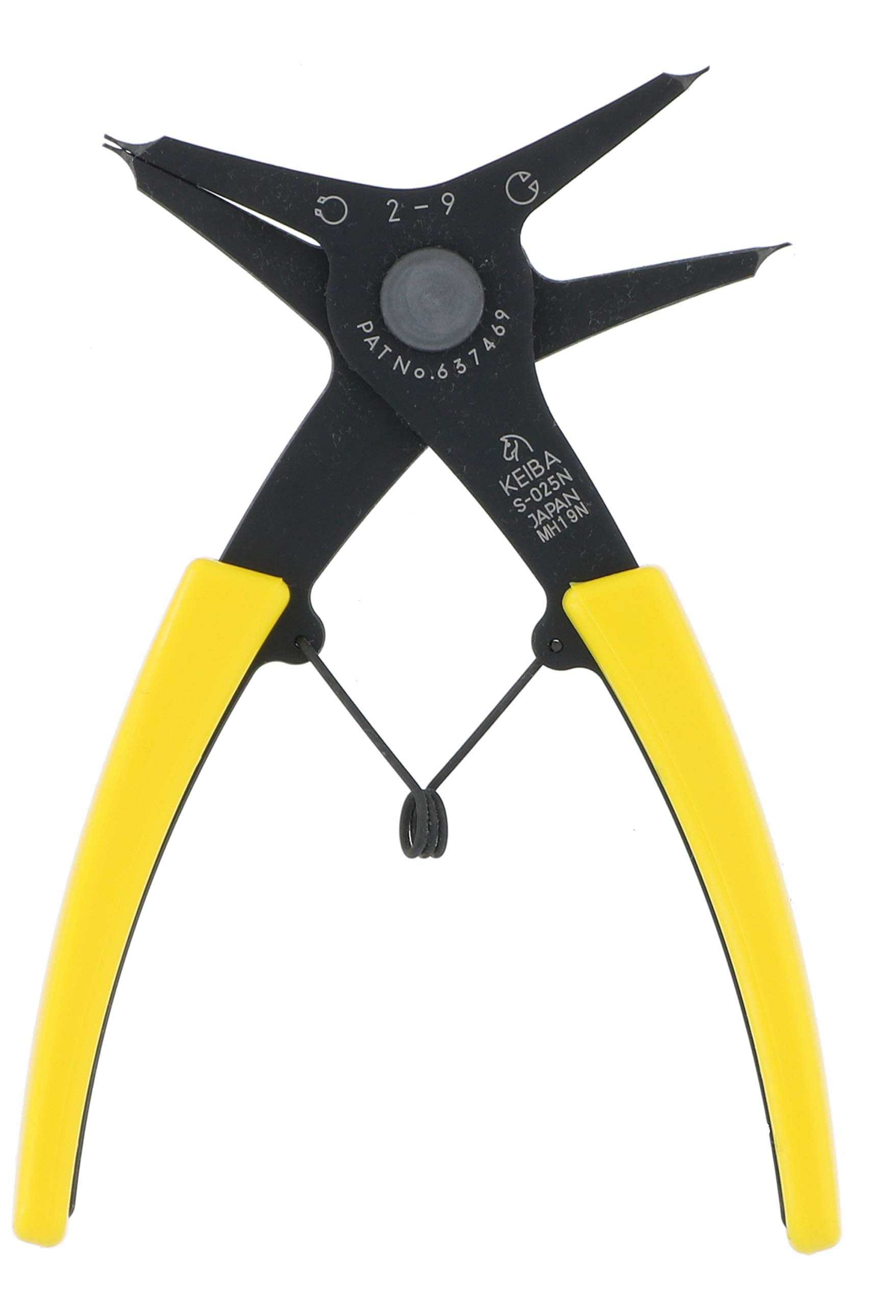 Maruto Hasegawa Kousakujo (Marutohasegawakousakujo) KEIBA Snap Ring Pliers, Dual-Use Shaft Hole, S-025
Maruto Hasegawa Kousakujo (Marutohasegawakousakujo) KEIBA Snap Ring Pliers, Dual-Use Shaft Hole, S-025