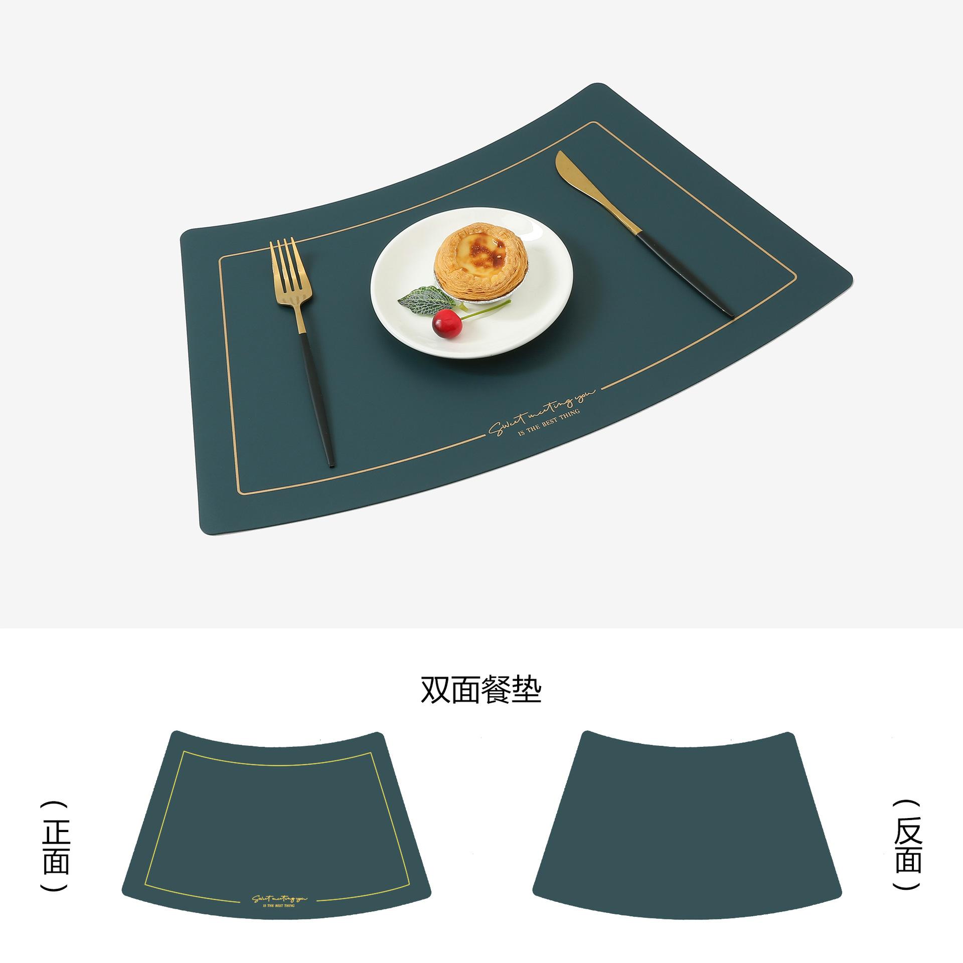 Домашняя кожаная подставка под тарелку Отель Ресторан Веерообразная западная подставка под тарелку Китайская маслостойкая теплоизоляционная подставка на стол 30x51cm
Домашняя кожаная подставка под тарелку Отель Ресторан Веерообразная западная подставка под тарелку Китайская маслостойкая теплоизоляционная подставка на стол 30x51cm