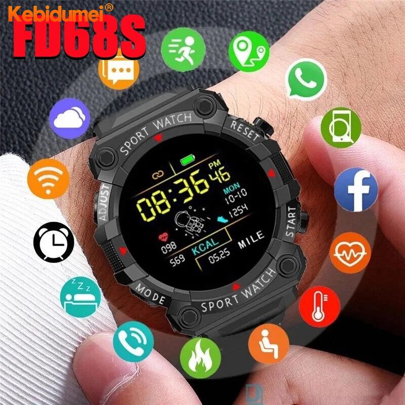 FD68S Смарт-часы для мужчин и женщин Bluetooth Smartwatch Heart Monitor Touch Смарт-браслет Спортивный фитнес-трекер для IOS Android
FD68S Смарт-часы для мужчин и женщин Bluetooth Smartwatch Heart Monitor Touch Смарт-браслет Спортивный фитнес-трекер для IOS Android