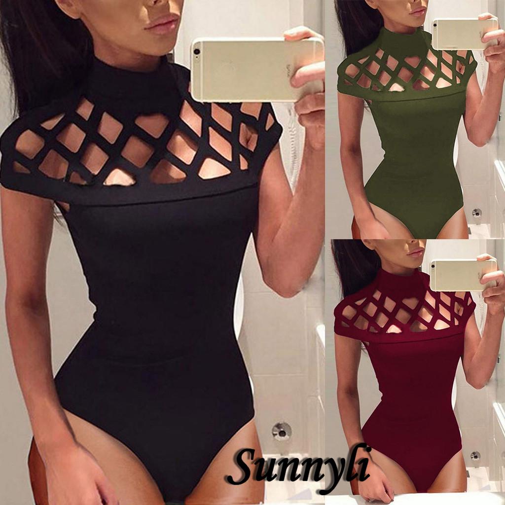 Sunnyli Плюс Размер 5XL Женский комбинезон Чокер Высокая шея Бодикон Клетка Рукава Боди Топы Комбинезон
Sunnyli Плюс Размер 5XL Женский комбинезон Чокер Высокая шея Бодикон Клетка Рукава Боди Топы Комбинезон