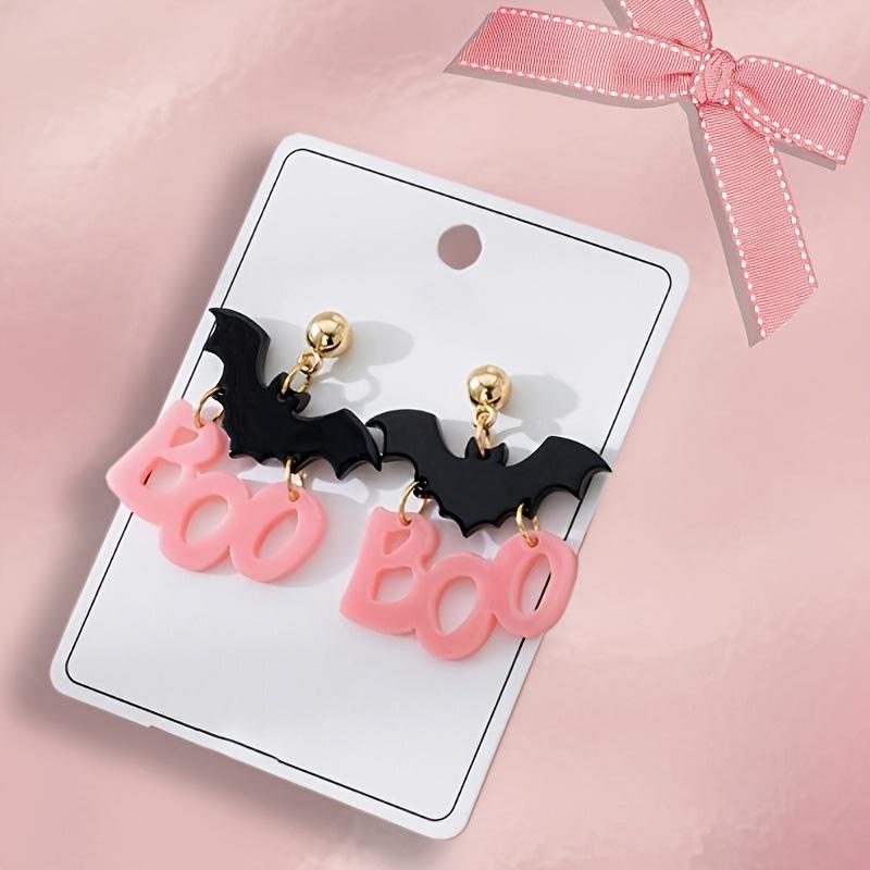 Acrylic bat splicing earrings women, new jewelry рожевий
Acrylic bat splicing earrings women, new jewelry рожевий