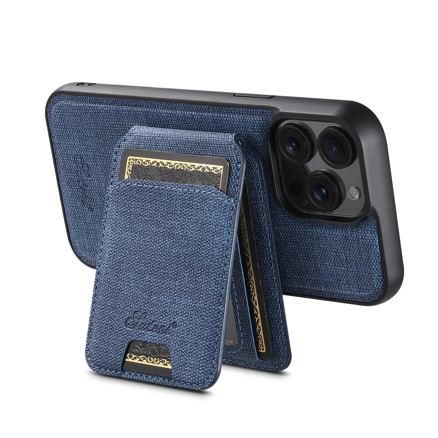 SUTENI H18 For iPhone 14 Pro Max Magnetic Case Jeans Cloth Texture Leather Back Cover with Card Bag Brown
SUTENI H18 For iPhone 14 Pro Max Magnetic Case Jeans Cloth Texture Leather Back Cover with Card Bag Brown