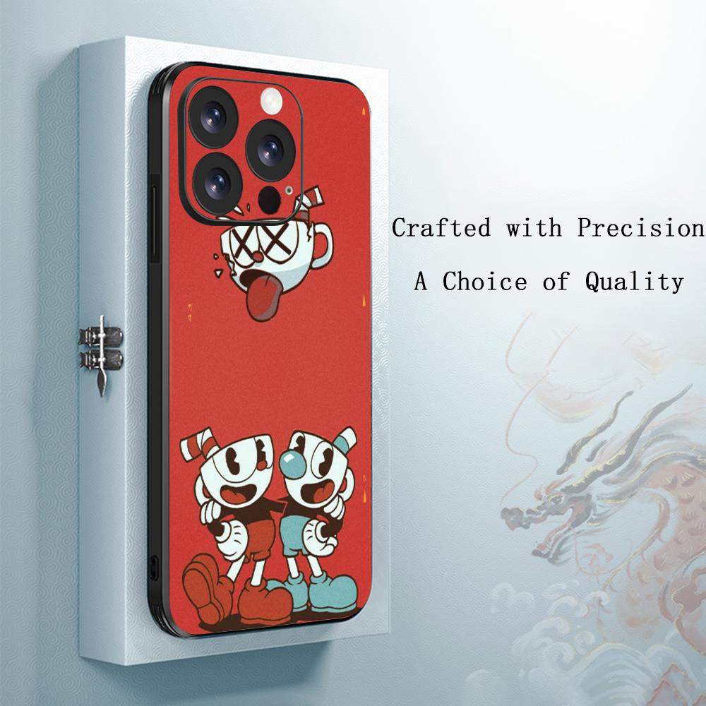 Cute cup-Head classic cartoon pattern Phone Case For iPhone 17 16 16e 15 14 13 12 Plus Mini Pro Max Soft black Shockproof Cover iPhone 16
Cute cup-Head classic cartoon pattern Phone Case For iPhone 17 16 16e 15 14 13 12 Plus Mini Pro Max Soft black Shockproof Cover iPhone 16
