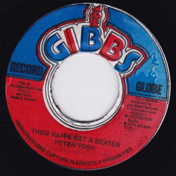 7inch Record PETER TOSH - Them Haffe Get A Beaten NONE Joe Gibbs Recor Jamaica Reggae, Ska & Dub Used
7inch Record PETER TOSH - Them Haffe Get A Beaten NONE Joe Gibbs Recor Jamaica Reggae, Ska & Dub Used