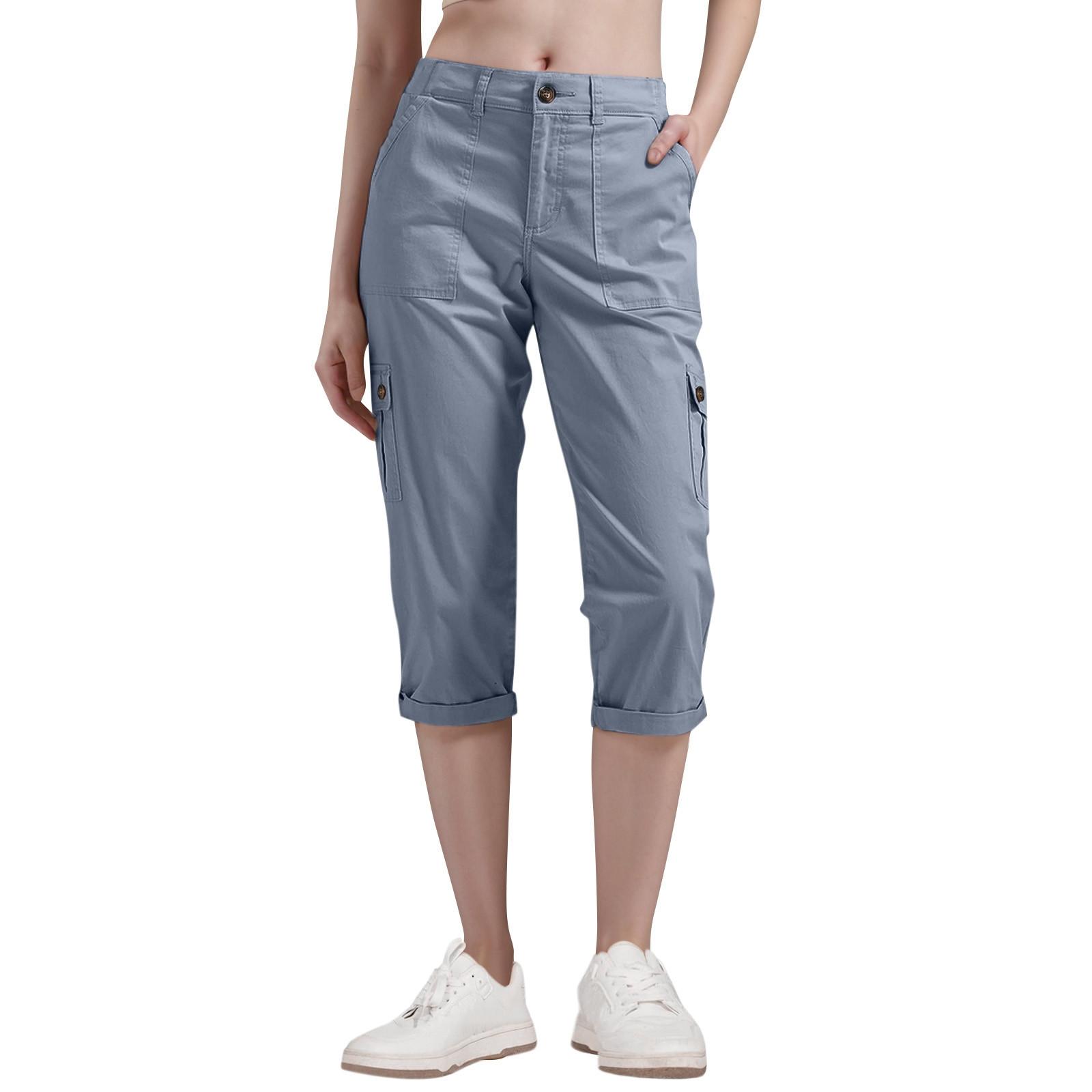 Женские капри-карго с 6 карманами, легкие быстросохнущие повседневные удобные летние брюки для путешествий на открытом воздухе M синий
Женские капри-карго с 6 карманами, легкие быстросохнущие повседневные удобные летние брюки для путешествий на открытом воздухе M синий