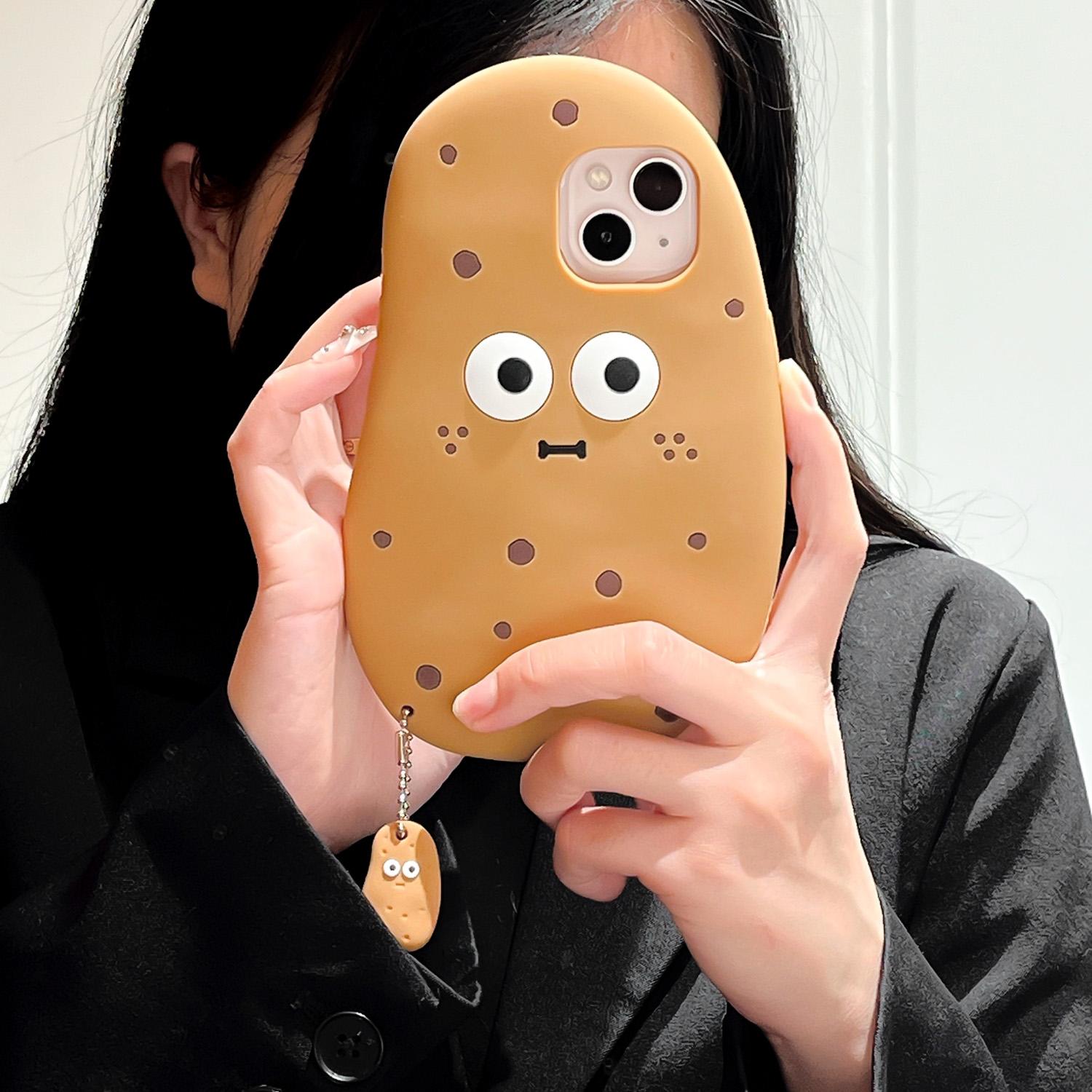 For iPhone 15 Silicone Case Cute 3D Potato Design Shockproof Phone Back Cover As Shown A
For iPhone 15 Silicone Case Cute 3D Potato Design Shockproof Phone Back Cover As Shown A