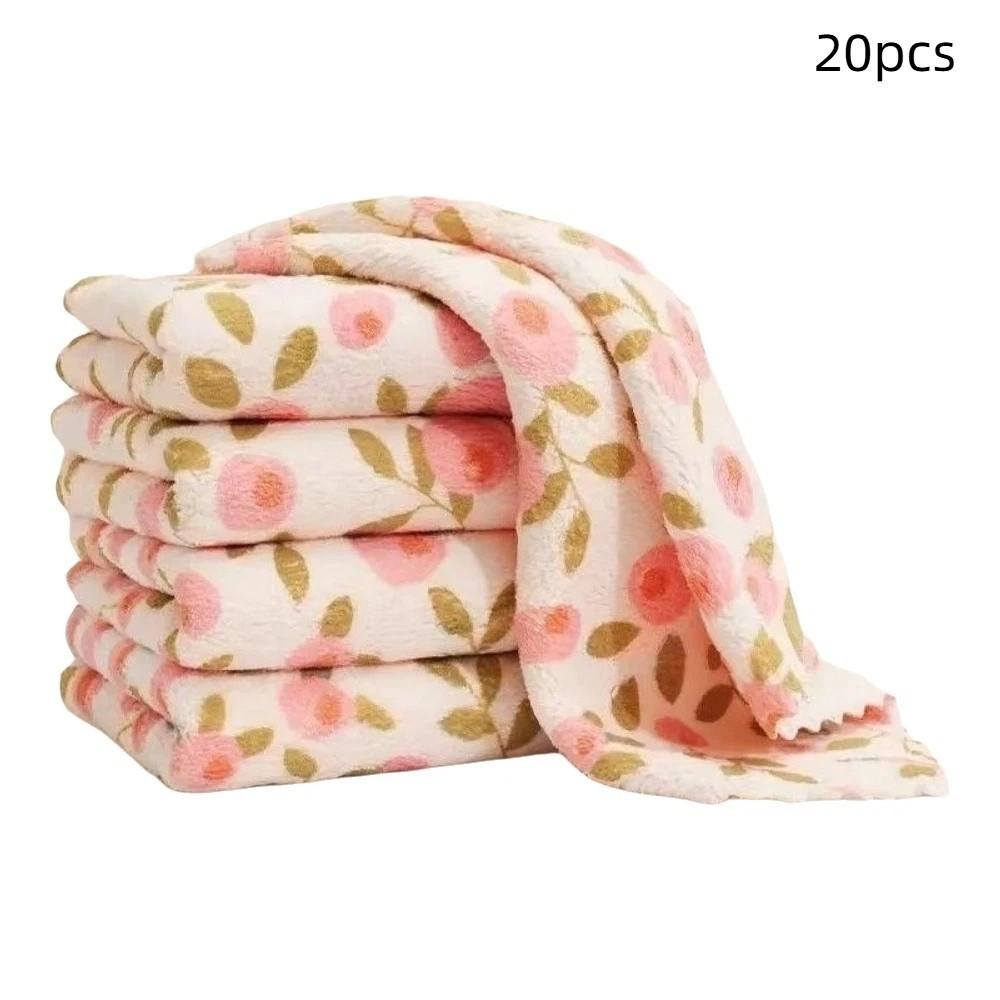 20pcs Quick-Dry Floral Pattern Cleaning Towel Square Microfiber Cleaning Cloth Restaurant 25cm рожевий
20pcs Quick-Dry Floral Pattern Cleaning Towel Square Microfiber Cleaning Cloth Restaurant 25cm рожевий