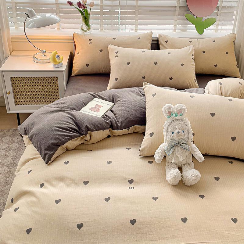 Весенне-летний комплект из четырех предметов класса А для беременных и младенцев из стиранного хлопка для общежития, чисто хлопковое односпальное покрывало, шапка на кровать, постельное белье 1.8*2.2 msingle quilt
Весенне-летний комплект из четырех предметов класса А для беременных и младенцев из стиранного хлопка для общежития, чисто хлопковое односпальное покрывало, шапка на кровать, постельное белье 1.8*2.2 msingle quilt