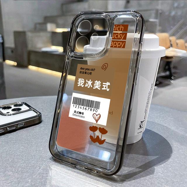 Ins Ice Coffee прозрачный чехол для телефона iPhone 14 Pro Max чехол для iPhone 11 12 13 14 Plus 7 8 Xs Max X Xr Se 2020 2022 противоударный чехол For iPhone 13Pro Max
Ins Ice Coffee прозрачный чехол для телефона iPhone 14 Pro Max чехол для iPhone 11 12 13 14 Plus 7 8 Xs Max X Xr Se 2020 2022 противоударный чехол For iPhone 13Pro Max