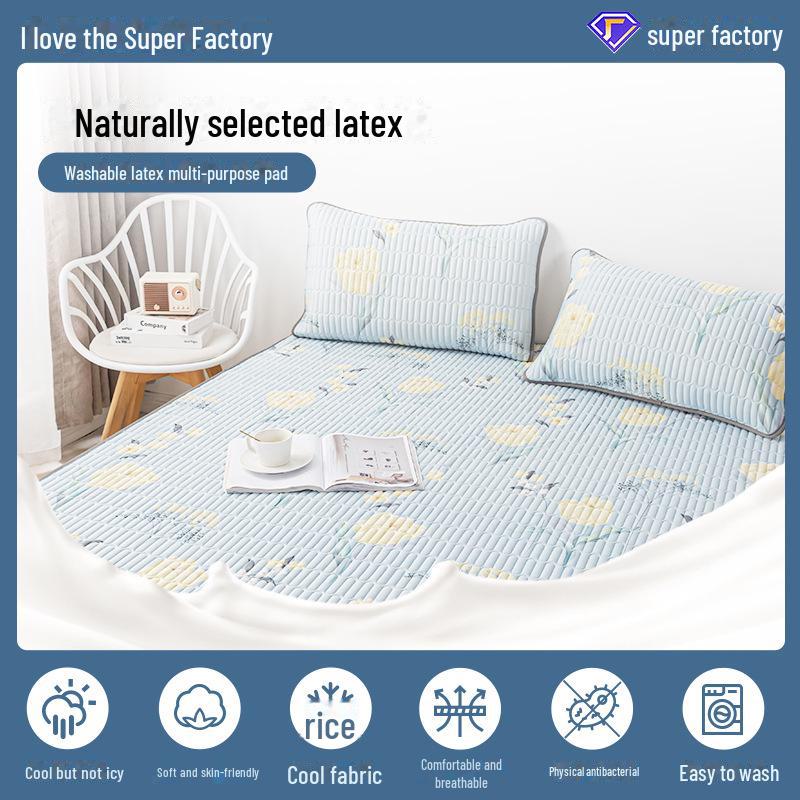 Комплект латексных ковриков Summer Light Luxury Ice Silk, пригодный для машинной стирки, три предмета 150x200 cm
Комплект латексных ковриков Summer Light Luxury Ice Silk, пригодный для машинной стирки, три предмета 150x200 cm