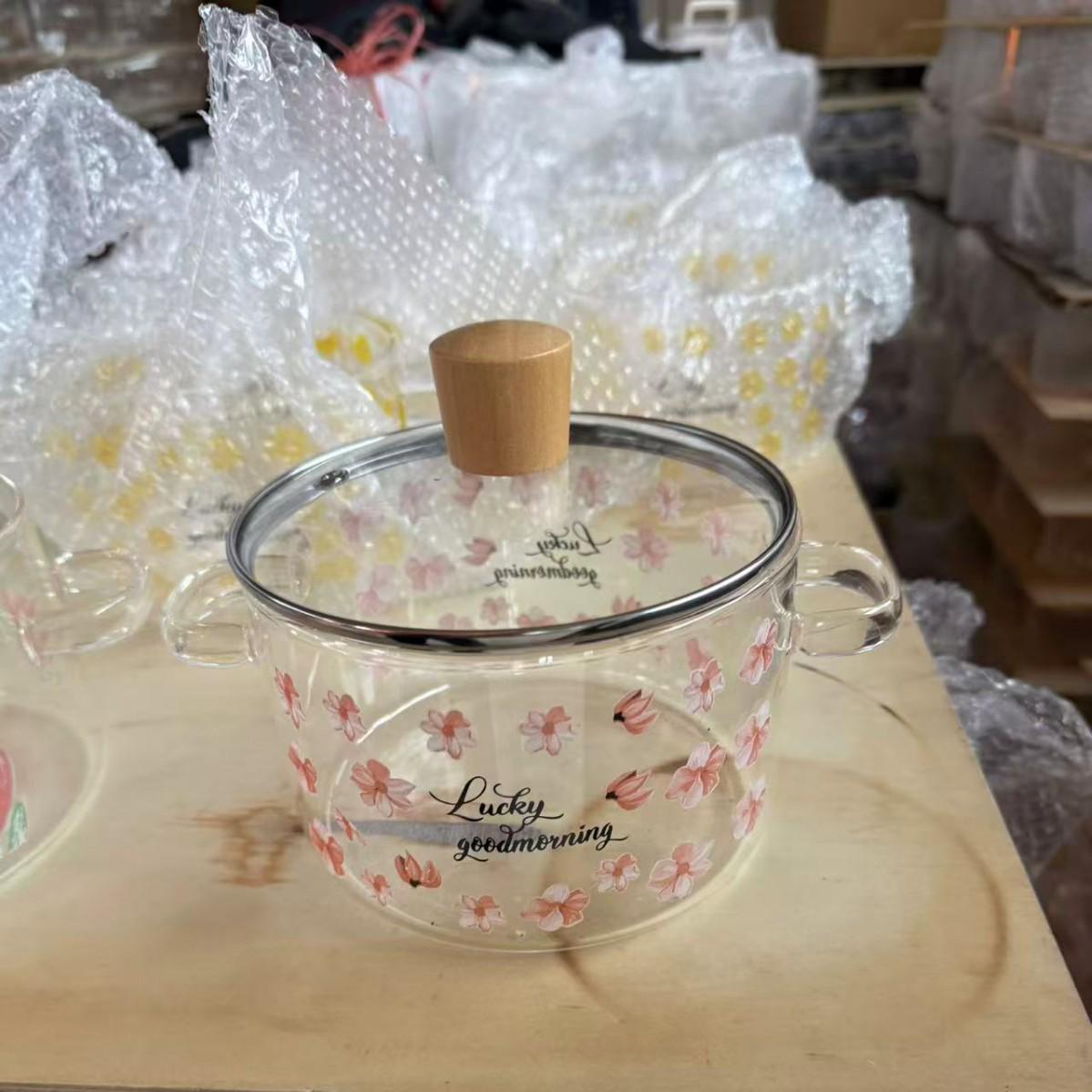 Милая кастрюля для супа и молока из прозрачного боросиликатного стекла с мишкой, жаростойкая, для лапши быстрого приготовления Rose
Милая кастрюля для супа и молока из прозрачного боросиликатного стекла с мишкой, жаростойкая, для лапши быстрого приготовления Rose