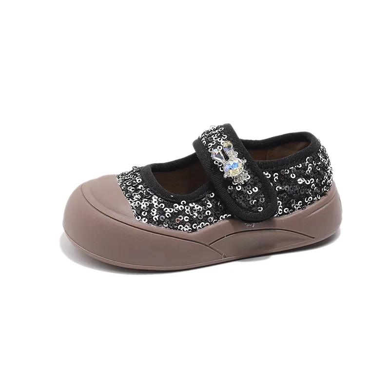Children Casual Shoes for Girls Autumn New Fashion Korean Style Soft Bottom Anti-kick Chic Glitter Trendy Versatile Flats 25
Children Casual Shoes for Girls Autumn New Fashion Korean Style Soft Bottom Anti-kick Chic Glitter Trendy Versatile Flats 25