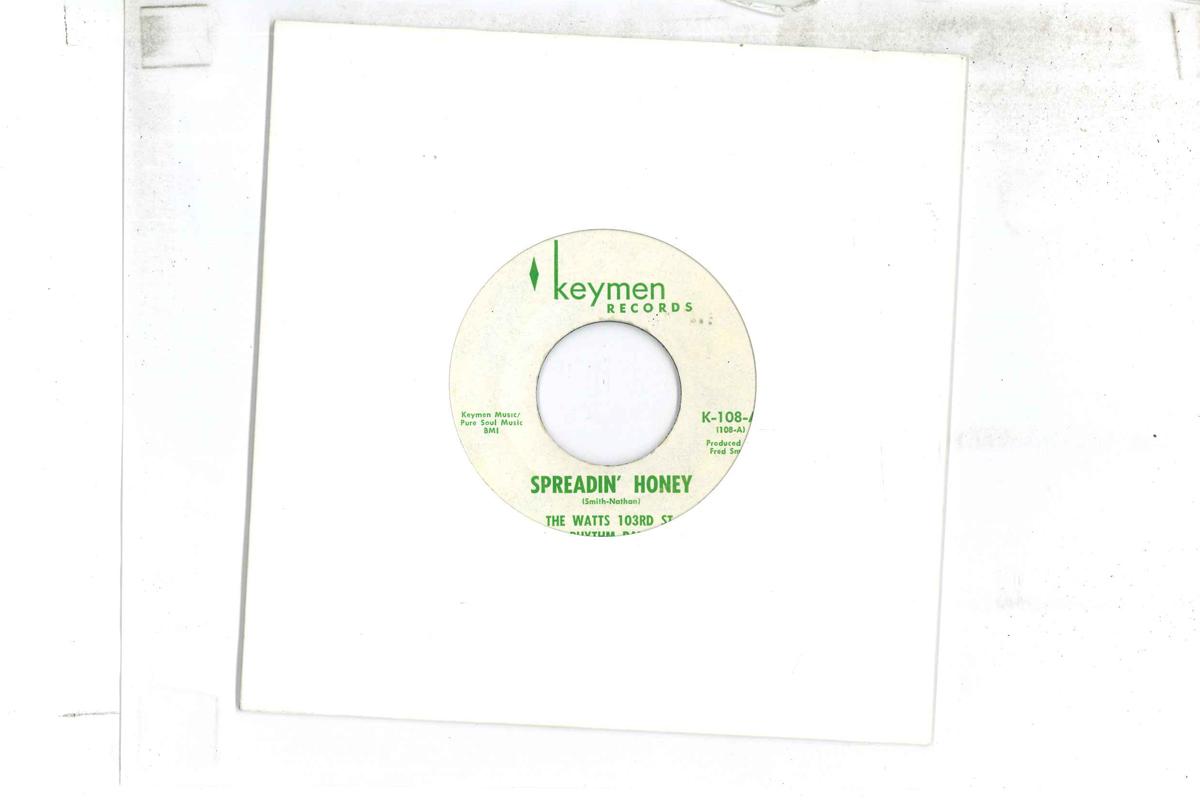 7inch Record WATTS 103RD ST RHYTHM BAND Spreadin Honey Charley K108 KEYMEN 1967 US SoulFunk Used
7inch Record WATTS 103RD ST RHYTHM BAND Spreadin Honey Charley K108 KEYMEN 1967 US SoulFunk Used