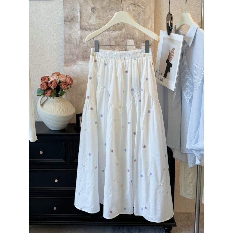 Little daisy embroidery~ Sweet first love is a gentle wind puffy umbrella skirt for women s spring and summer dopamine floral skirt One size fits all білий
Little daisy embroidery~ Sweet first love is a gentle wind puffy umbrella skirt for women s spring and summer dopamine floral skirt One size fits all білий