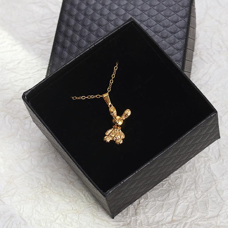 European and American Fashion Rabbit Pendant Necklace, 18K Plated Stainless Steel, Women s Trendy Accessory
European and American Fashion Rabbit Pendant Necklace, 18K Plated Stainless Steel, Women s Trendy Accessory
