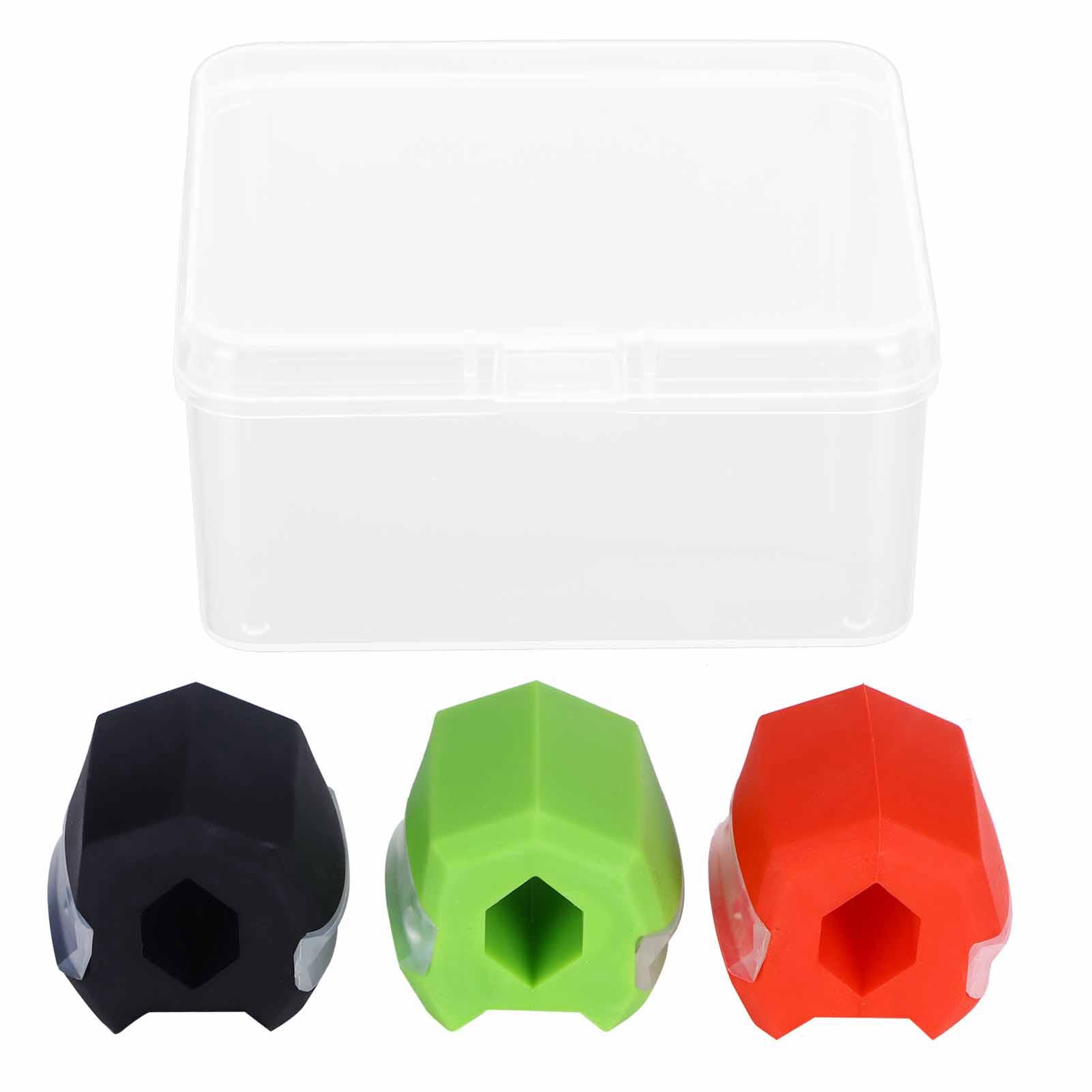 3pcs Face Neck Exercise Ball Jaw Muscle Training Facial Jawline Trainer Exerciser S(Black Red Green
3pcs Face Neck Exercise Ball Jaw Muscle Training Facial Jawline Trainer Exerciser S(Black Red Green