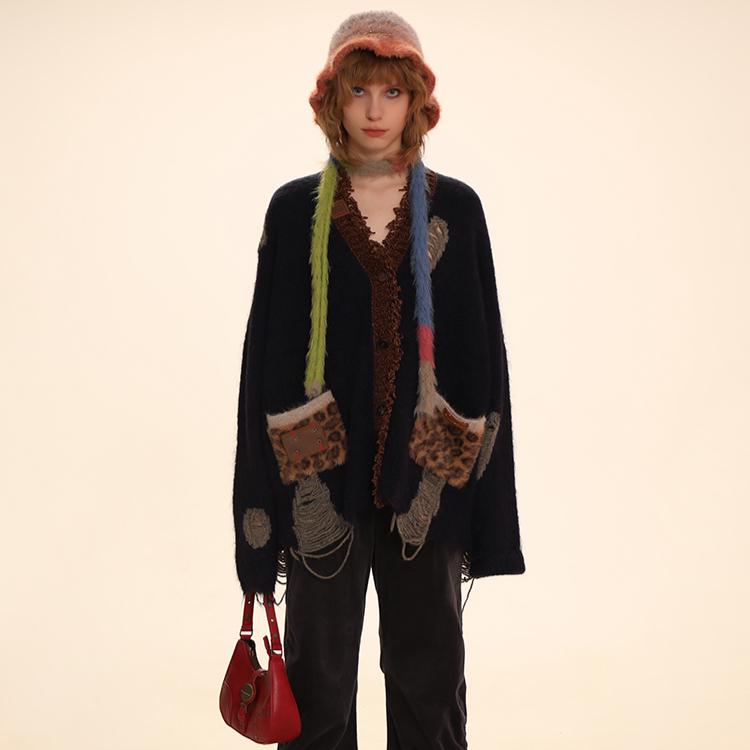 DIMANAF 2025 Sweaters Leopard Print Cardigan Autumn Pockets Women Print Buttons Sweaters Knitting Loose Sweater One Size чорний
DIMANAF 2025 Sweaters Leopard Print Cardigan Autumn Pockets Women Print Buttons Sweaters Knitting Loose Sweater One Size чорний