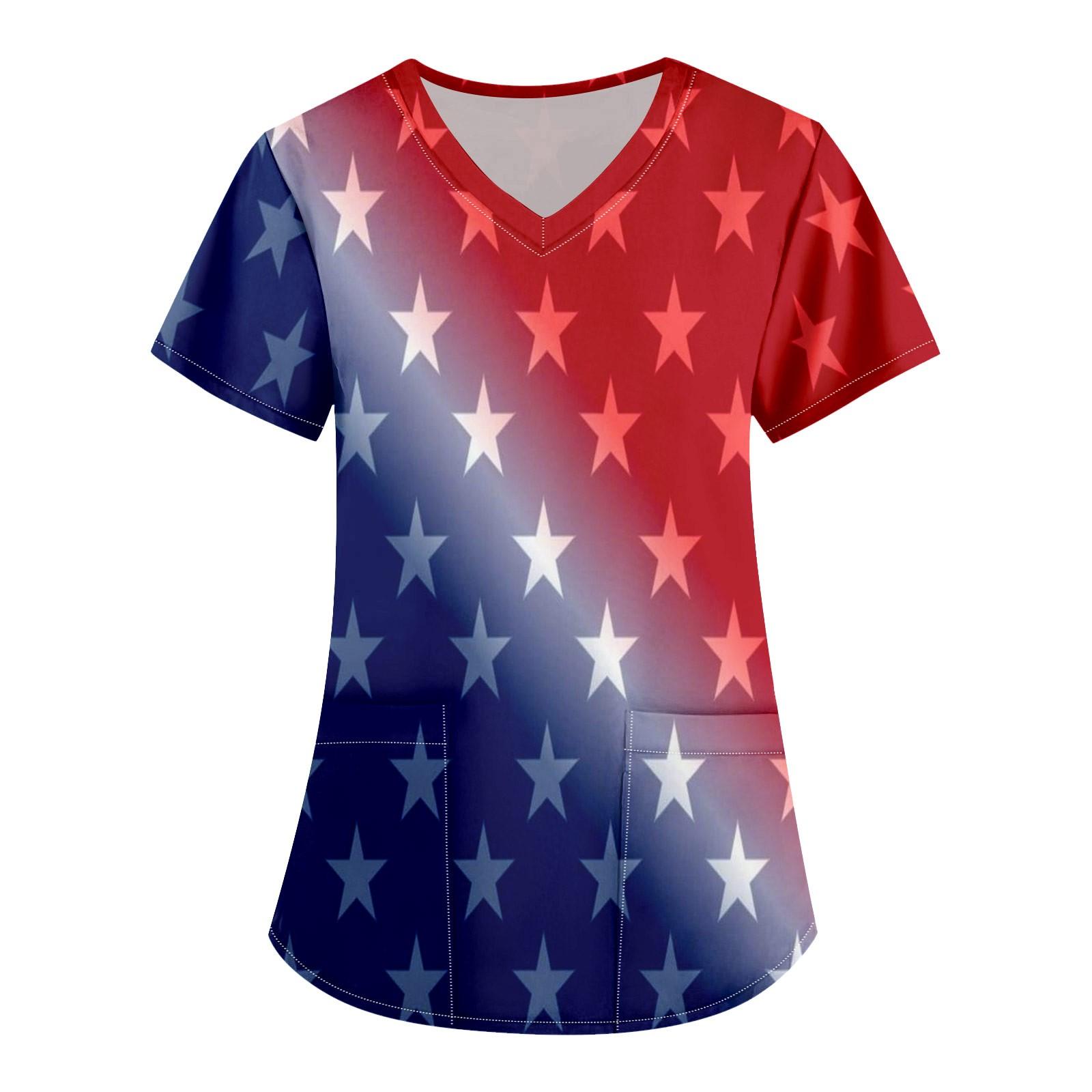 Женская униформа с принтом на День независимости, рабочая униформа, защитная рабочая форма с карманом и v-образным вырезом XL красный
Женская униформа с принтом на День независимости, рабочая униформа, защитная рабочая форма с карманом и v-образным вырезом XL красный