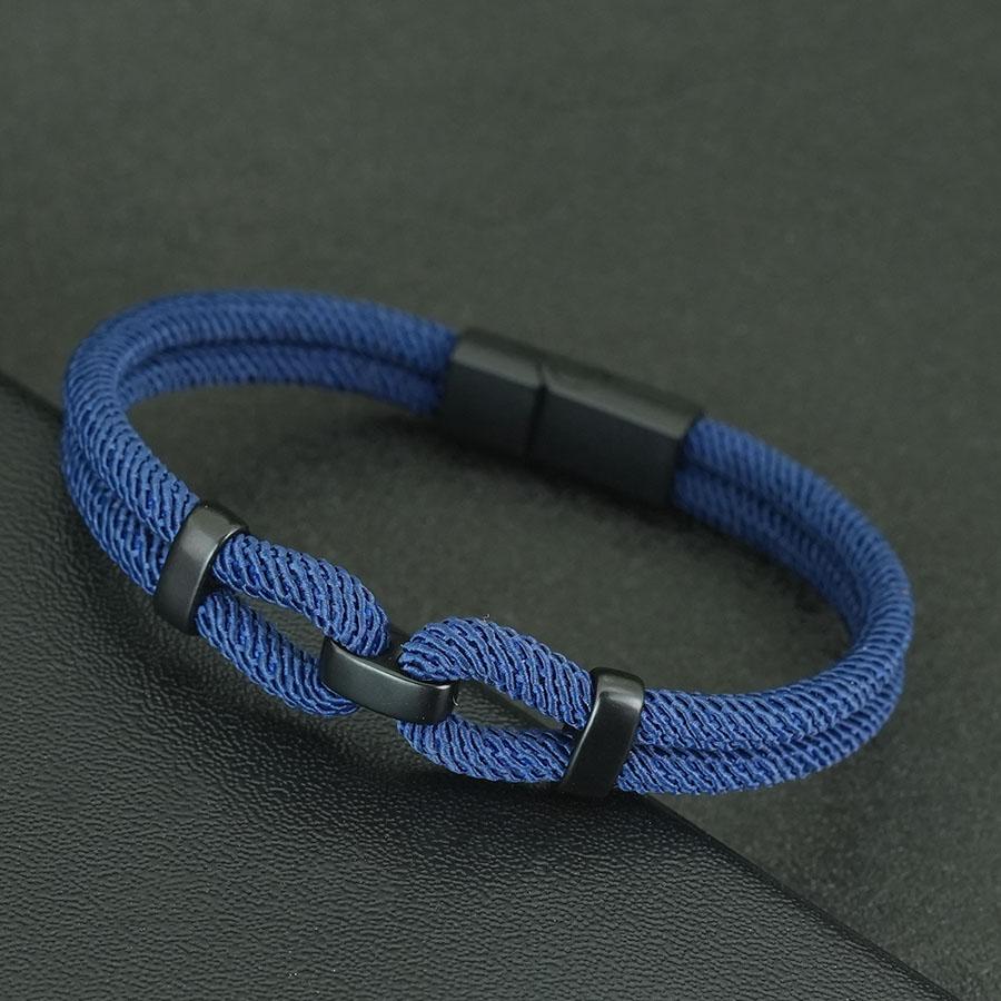 New Noter Men String Bracelet Grade A 4mm Milan Thread Braided Wrap Braslet Bangle Leisure Versatile Accessories Bracciale Uomo Темно-синій
New Noter Men String Bracelet Grade A 4mm Milan Thread Braided Wrap Braslet Bangle Leisure Versatile Accessories Bracciale Uomo Темно-синій