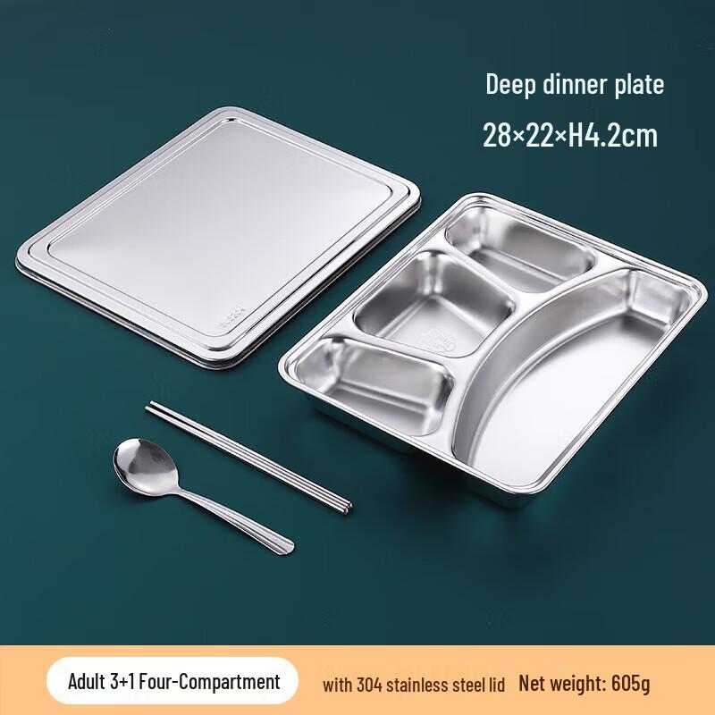 Sweet Elegant Stainless Steel Partitioned Meal Plate
Sweet Elegant Stainless Steel Partitioned Meal Plate