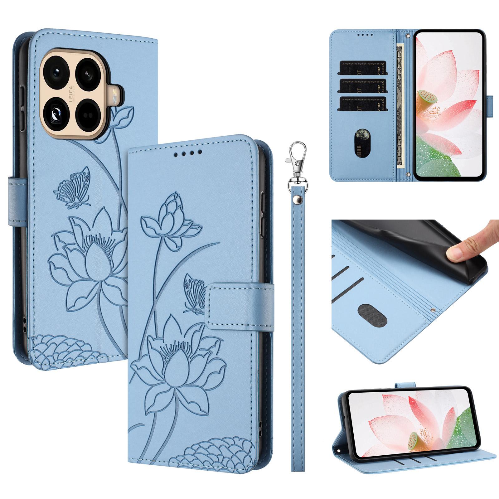 For Xiaomi 15T Pro Case Wallet Stand Lotus Imprint Leather Phone Cover with Wrist Strap
For Xiaomi 15T Pro Case Wallet Stand Lotus Imprint Leather Phone Cover with Wrist Strap