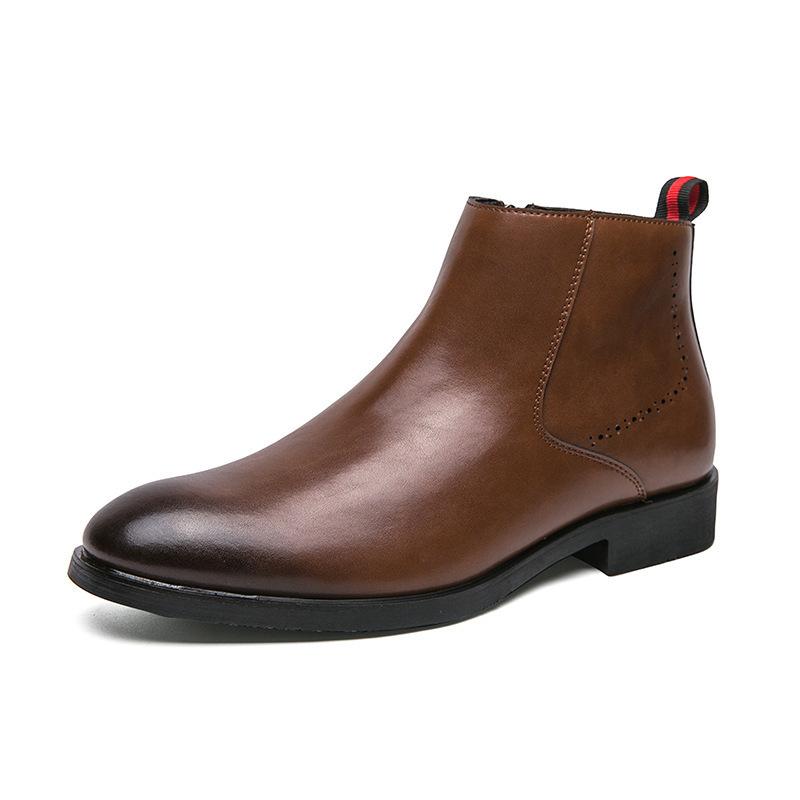 Men s zipper thermal cotton shoes, autumn and winter velvet Korean version of casual Martin boots, fashionable and personalized polished leather boots 44
Men s zipper thermal cotton shoes, autumn and winter velvet Korean version of casual Martin boots, fashionable and personalized polished leather boots 44