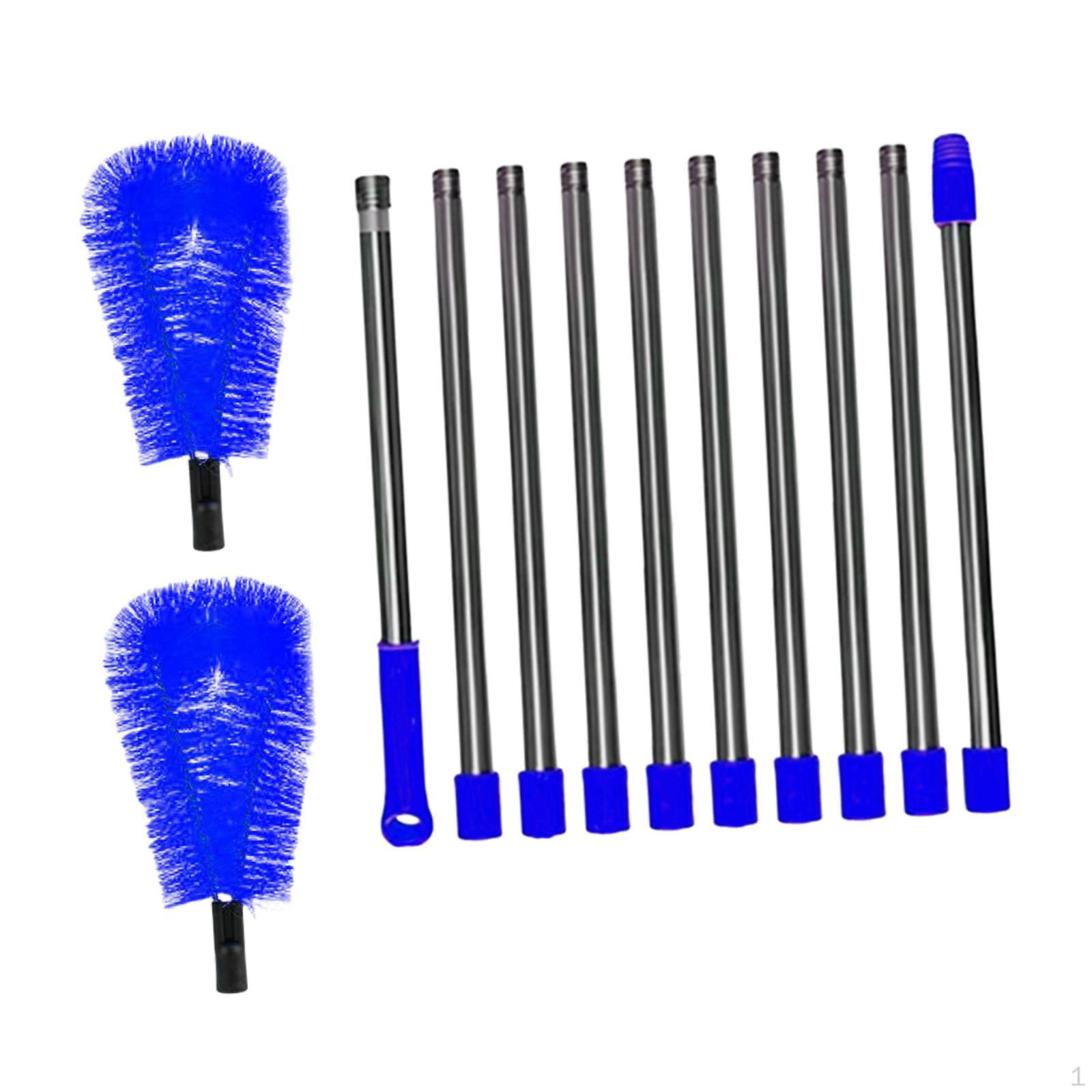 12 Pieces Gutter Cleaning Brush Collection Adjustable Tools with Stainless Steel
12 Pieces Gutter Cleaning Brush Collection Adjustable Tools with Stainless Steel