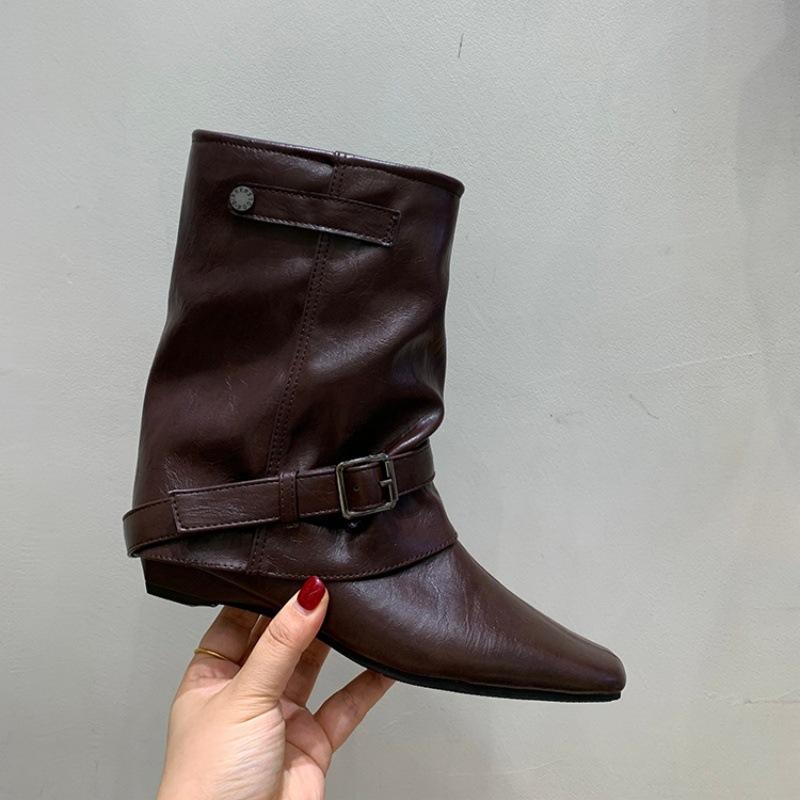 Vintage Suede Khaki Short Boots Women s Boots French Boots Autumn Niche Design Western Pile Boots Knight Boots 40 коричневый
Vintage Suede Khaki Short Boots Women s Boots French Boots Autumn Niche Design Western Pile Boots Knight Boots 40 коричневый