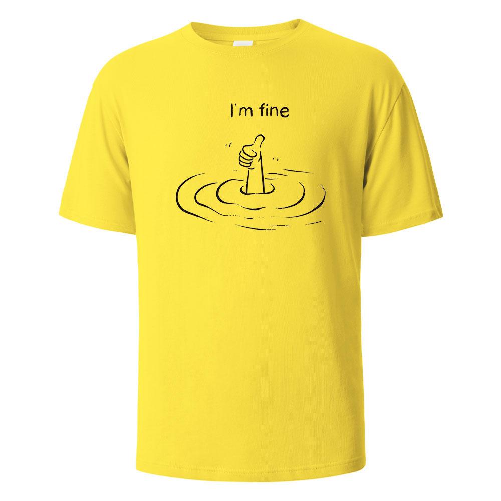 2026 New Im Fine Print TShirt 100 Cotton Summer Tees for Unisex Women Oversize Casual Tops M
2026 New Im Fine Print TShirt 100 Cotton Summer Tees for Unisex Women Oversize Casual Tops M