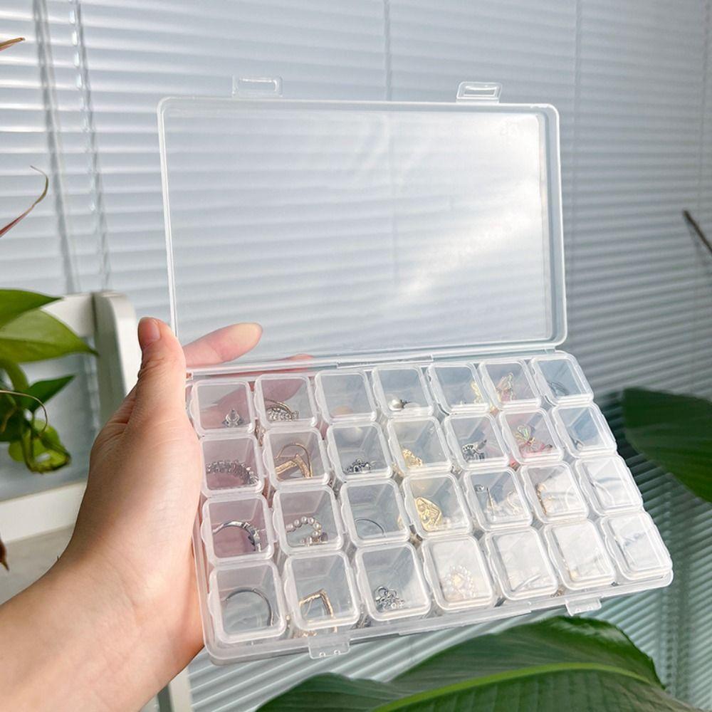Portable Transparent Jewelry Box Plastic Jewelry Storage Container Square Jewelry Storage Box Ring
Portable Transparent Jewelry Box Plastic Jewelry Storage Container Square Jewelry Storage Box Ring