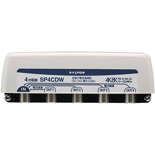 Maspro Electric Works 4 distributor 3224MHz compatible outdoor all terminal current passing type SP4CDW (inside) срібний
Maspro Electric Works 4 distributor 3224MHz compatible outdoor all terminal current passing type SP4CDW (inside) срібний