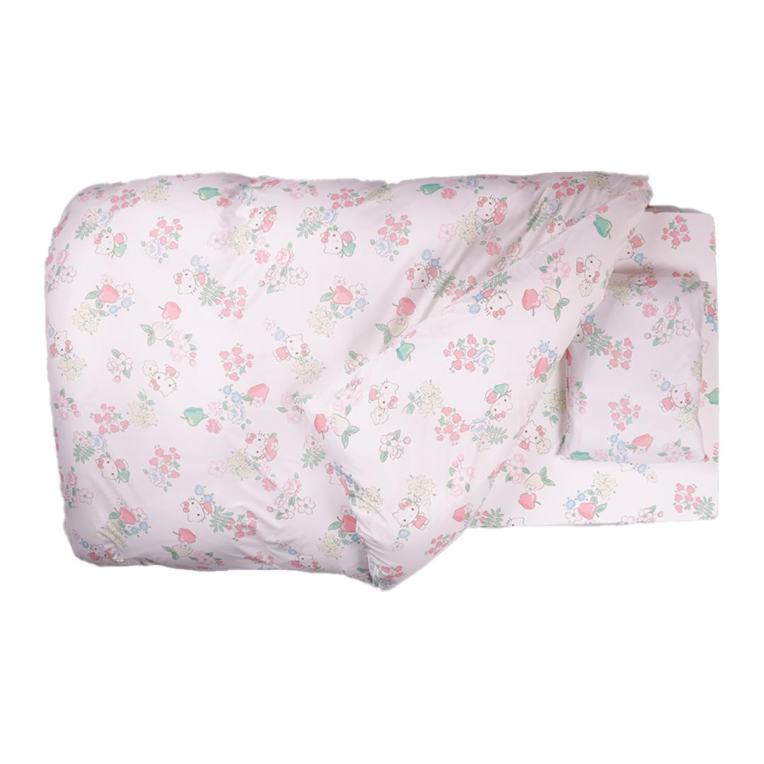 Marushin Bedding Sanrio Hello Kitty Kitty Dreamy Apple Character Cute Fitted and Duvet 3815015300 3-Piece Set Pillow, Sheet, Set. Stylish.
Marushin Bedding Sanrio Hello Kitty Kitty Dreamy Apple Character Cute Fitted and Duvet 3815015300 3-Piece Set Pillow, Sheet, Set. Stylish.