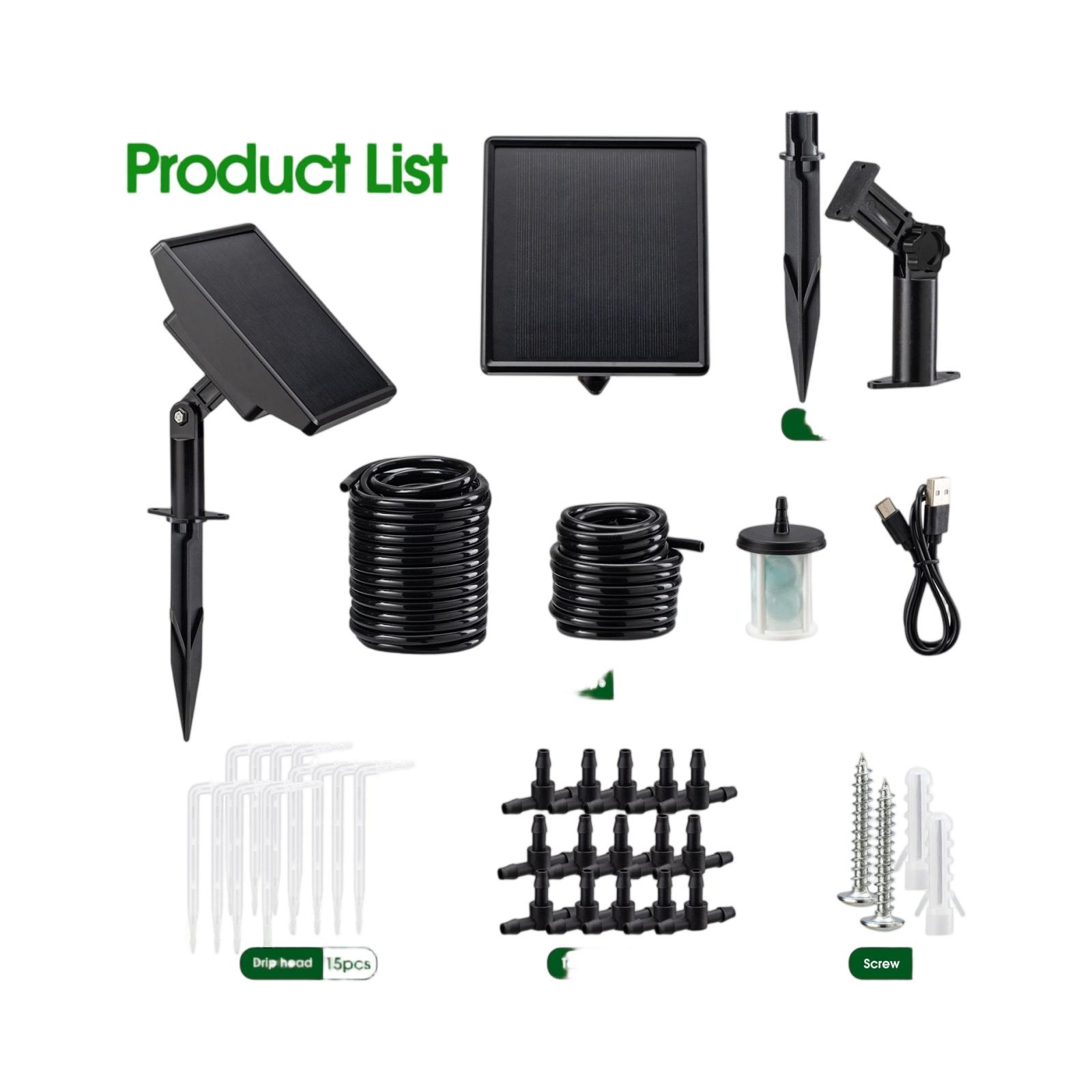 Solar-Powered Intelligent Watering Machine - Timed High- Drip Irrigation for Household Flowers & Plants One Size
Solar-Powered Intelligent Watering Machine - Timed High- Drip Irrigation for Household Flowers & Plants One Size