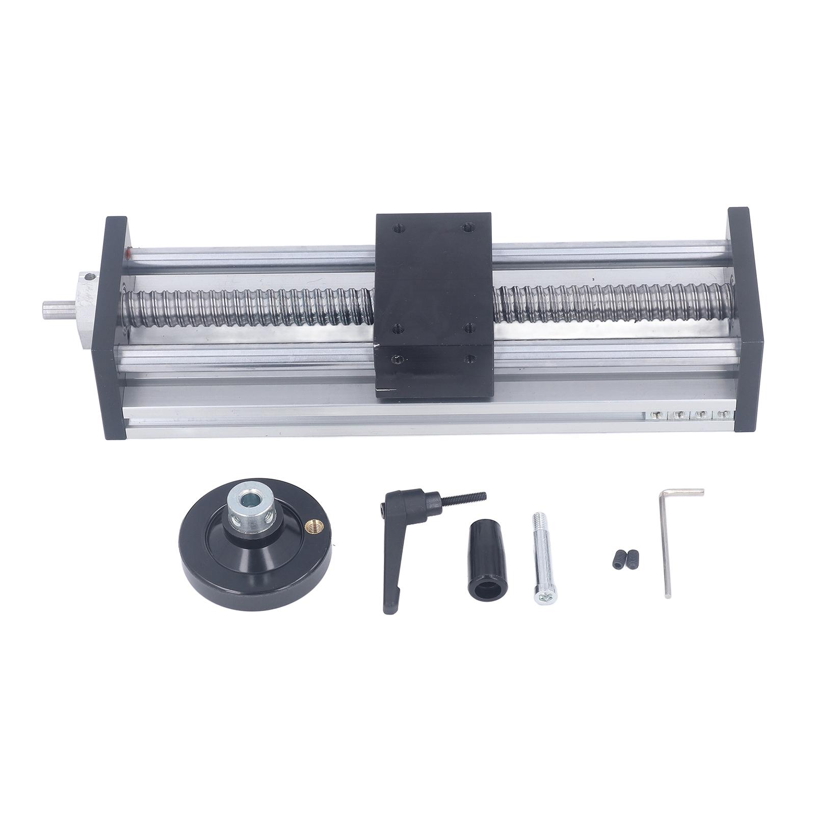 Linear Stage Actuator 200mm Stroke Aluminum Alloy Manual Ballscrew Linear Rail Guide Slide Stage with Handwheel
Linear Stage Actuator 200mm Stroke Aluminum Alloy Manual Ballscrew Linear Rail Guide Slide Stage with Handwheel