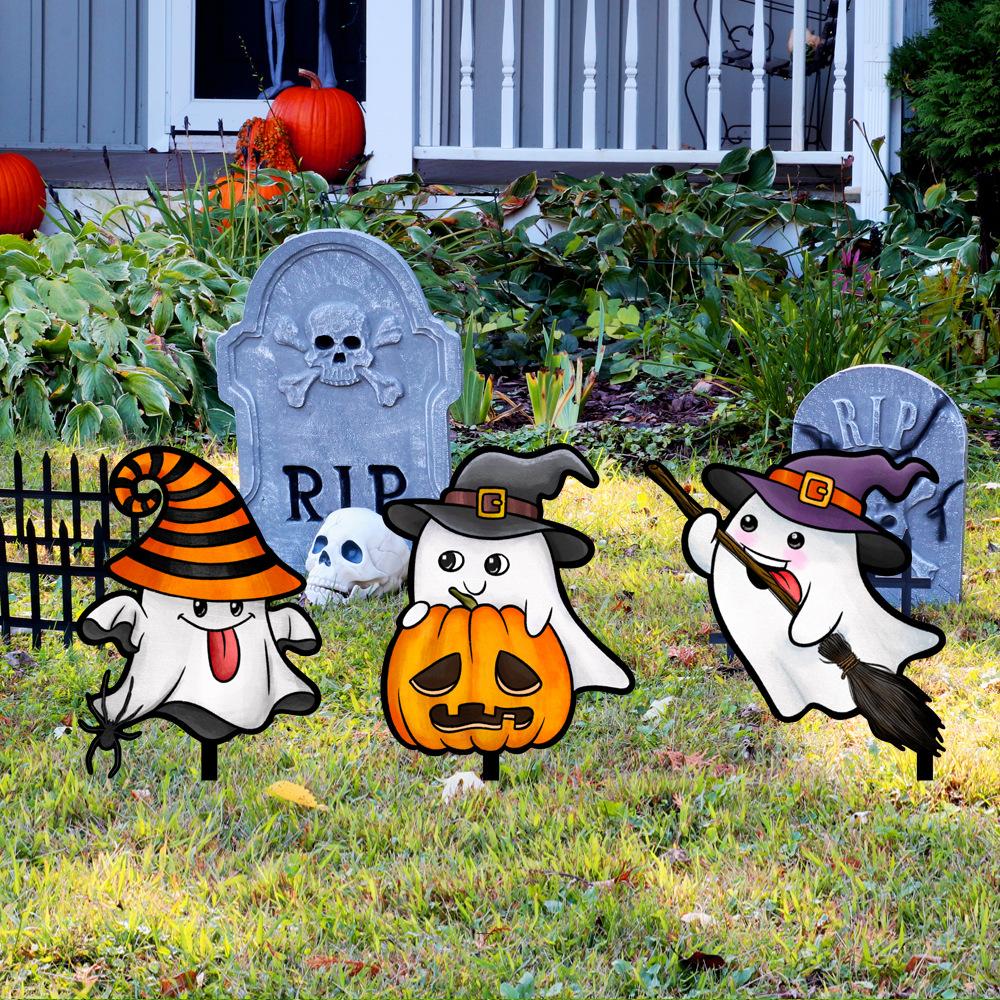 Halloween Ghost Pumpkin Witch Cat Yard Ground Insert Garden Graveyard Holiday Decoration Plugin
Halloween Ghost Pumpkin Witch Cat Yard Ground Insert Garden Graveyard Holiday Decoration Plugin