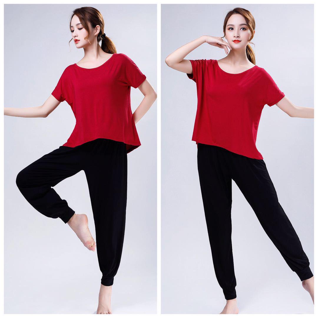 Женский комплект из модала большого размера для танцев и йоги, двухпредметный: Костюм для выступлений с коротким рукавом L
Женский комплект из модала большого размера для танцев и йоги, двухпредметный: Костюм для выступлений с коротким рукавом L