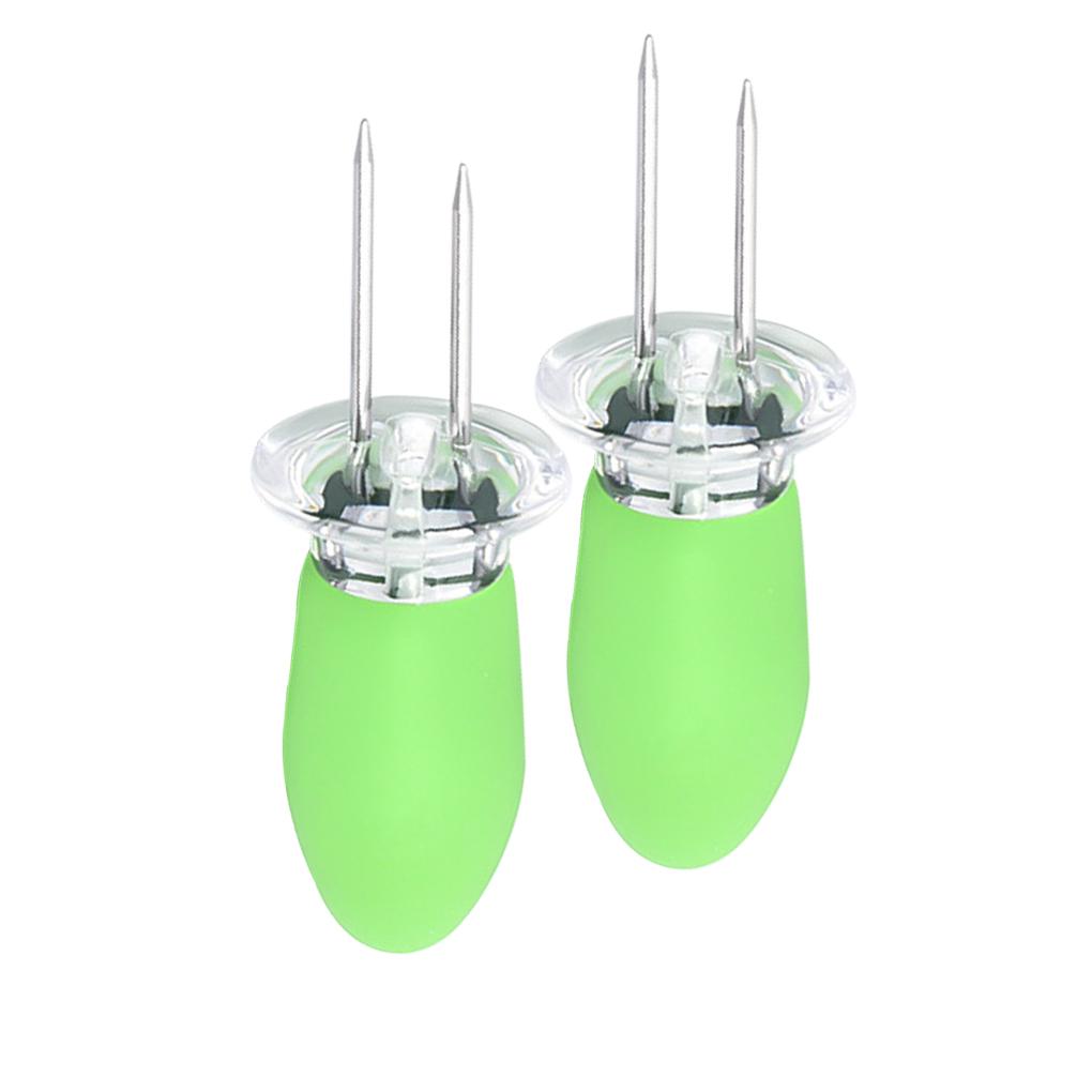 2 шт. Кукурузный шампур для барбекю, вилка для кукурузы, нержавеющая сталь, шампур для барбекю с силиконовыми ручками зелёный
2 шт. Кукурузный шампур для барбекю, вилка для кукурузы, нержавеющая сталь, шампур для барбекю с силиконовыми ручками зелёный