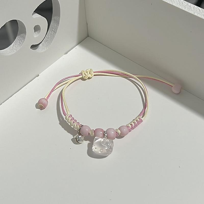 Kawaii Hello Kitty Bracelet Y2K Pink Bracelet Lucky Girl Braided Rope Bracelet Sweet Cute Pendant Friend Couple Jewelry Gift синий
Kawaii Hello Kitty Bracelet Y2K Pink Bracelet Lucky Girl Braided Rope Bracelet Sweet Cute Pendant Friend Couple Jewelry Gift синий
